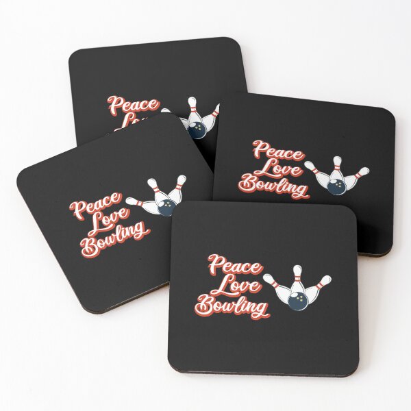 Item preview, Peace Love Bowling / Bowling Gift / Bowling Quotes / Funny Gift Ideas For Bowler designed and sold by biigshow.