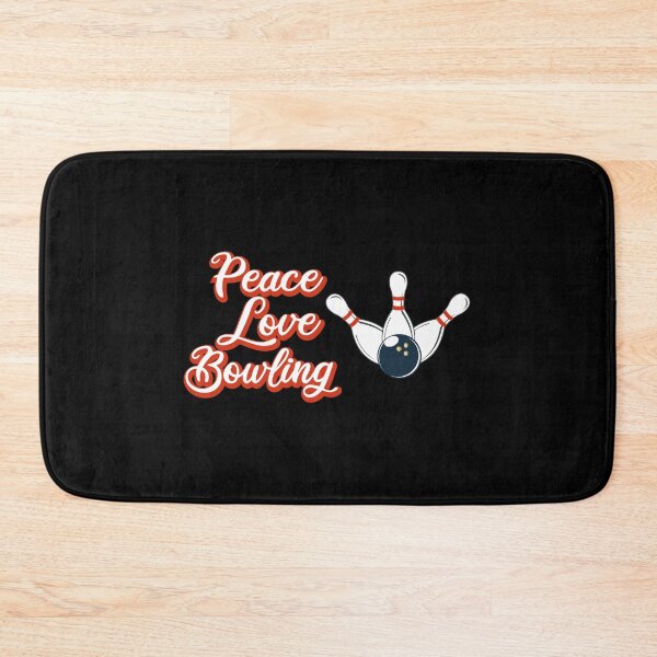 Item preview, Peace Love Bowling / Bowling Gift / Bowling Quotes / Funny Gift Ideas For Bowler designed and sold by biigshow.