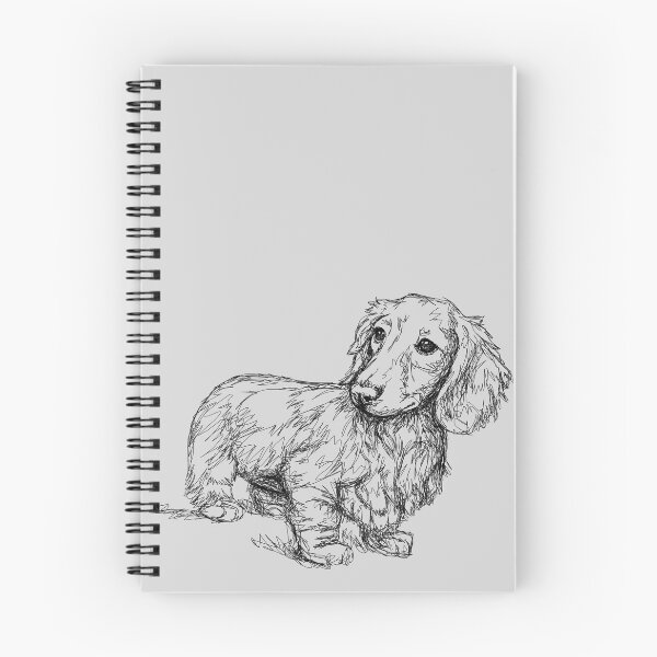 Item preview, Wiener Dog Drawing - Hand Done Sketch  designed and sold by ShirtPost97.