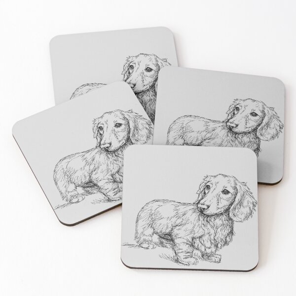 Item preview, Wiener Dog Drawing - Hand Done Sketch  designed and sold by ShirtPost97.