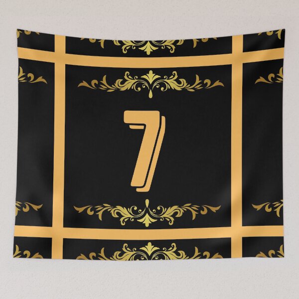 Item preview, Number 7 designed and sold by HappinessWorld.