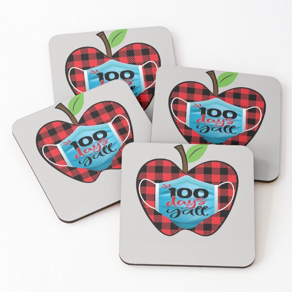 Item preview, Red Plaid 100 Days Y'all Teacher Student 100th Day Of School designed and sold by GINIART.