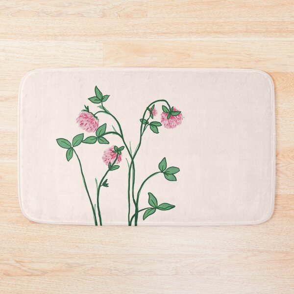 Item preview, Botanical drawing of a red clover designed and sold by Luaillustration.