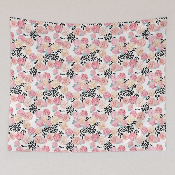 Item preview, Rose and Animal Print Nature Pattern designed and sold by Oak Mountain.