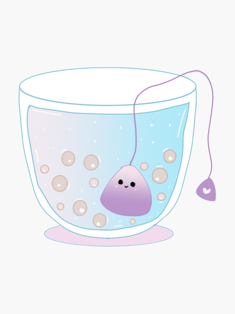 Kawaii Teacup by artbylenashop