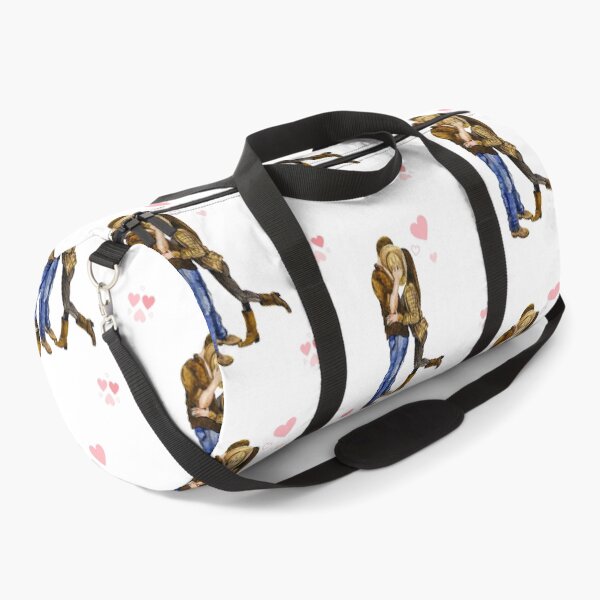 Item preview, COWGIRL/COWBOY KISS BEHIND THE HAT, WITH PINK HEARTS  designed and sold by wildwhimsical.