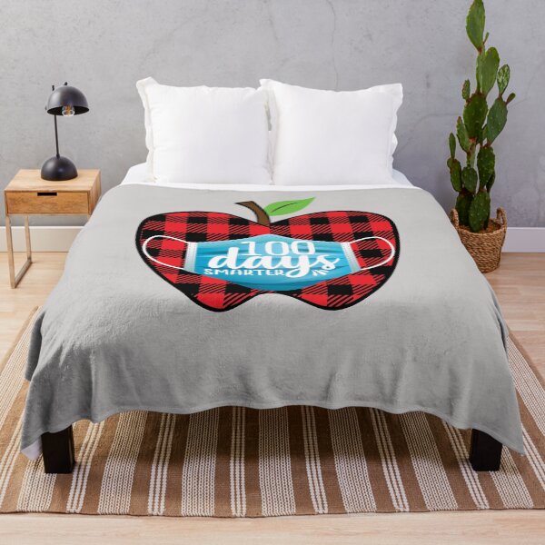 Artikelvorschau, Red Plaid 100 Tage schlauer Lustiger 100. Schultag entworfen und verkauft von GINIART.