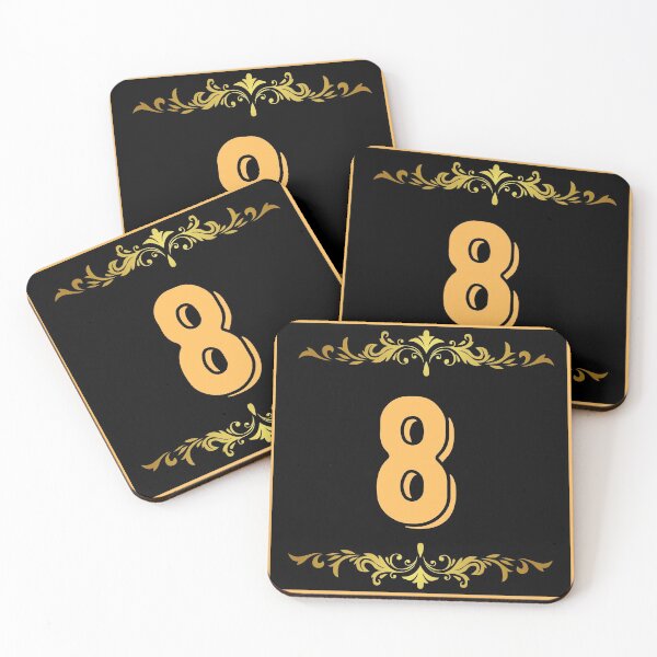 Item preview, Number 8 designed and sold by HappinessWorld.