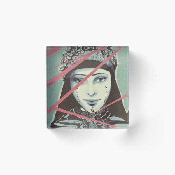 Tuareg Girl Acrylic Block