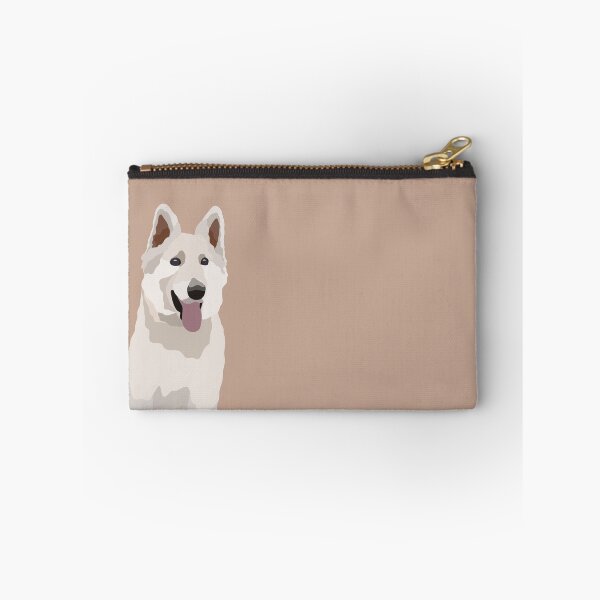 Item preview, White Swiss Shepherd Dog Portrait Digital Illustration designed and sold by sherylwylie.
