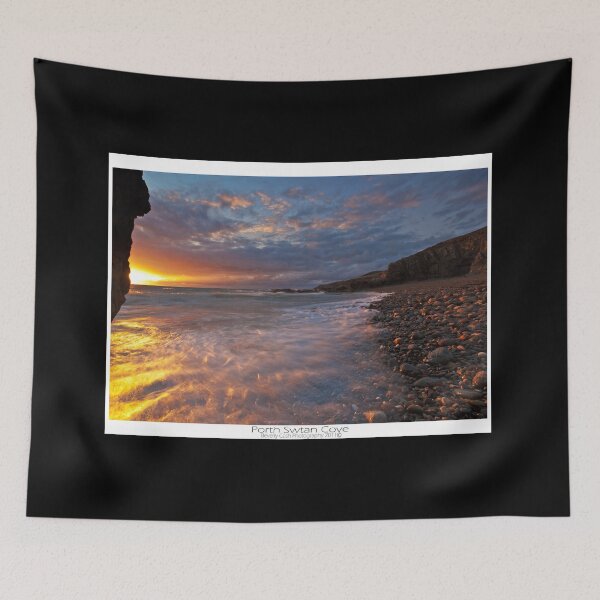 Item preview, Vivid Porth Swtan sunset designed and sold by bcash.