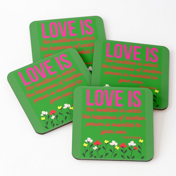 Item preview, Love is the condition in which the happiness of another person is essential to your own. Robert Heinlein quotes. designed and sold by AlexCH888.