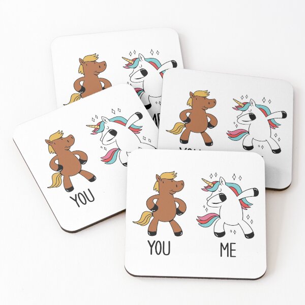 Item preview, You Me Cool Unicorn designed and sold by OnepixArt.