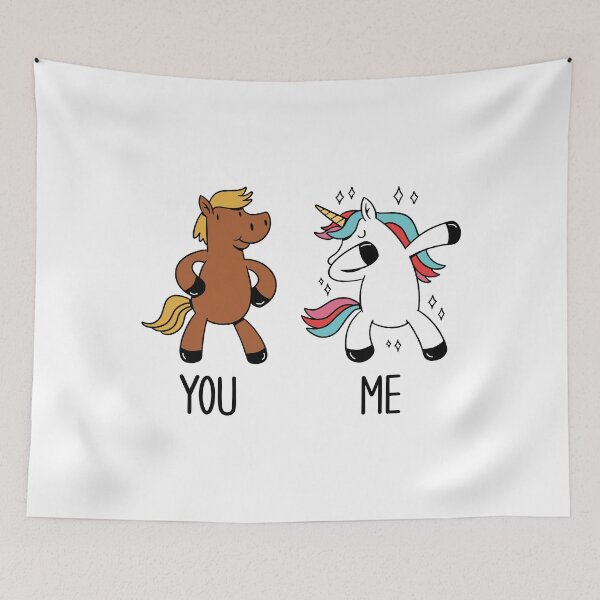 Item preview, You Me Cool Unicorn designed and sold by OnepixArt.