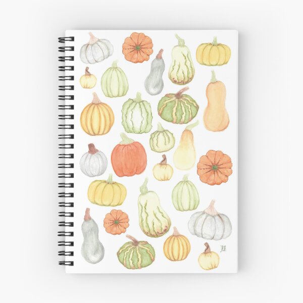 Item preview, Notebook - Watercolour Pumpkins designed and sold by HartyUK.