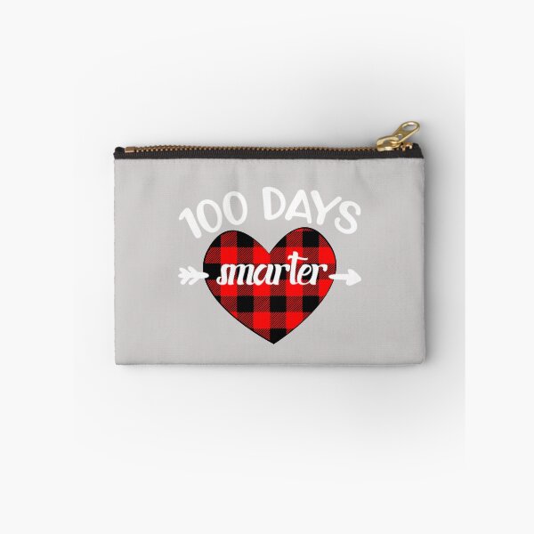Artikelvorschau, Red Plaid 100 Tage schlauer Lustiger 100. Schultag entworfen und verkauft von GINIART.