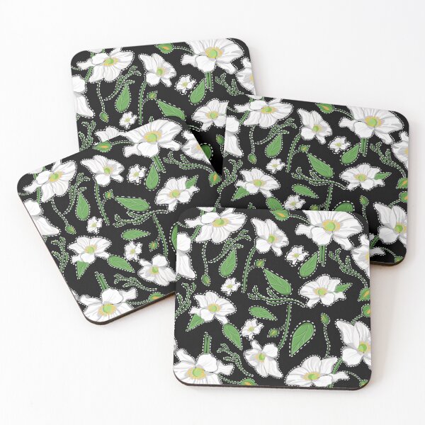 Item preview, Japanese Anemone (Black)  designed and sold by DukaDevi.