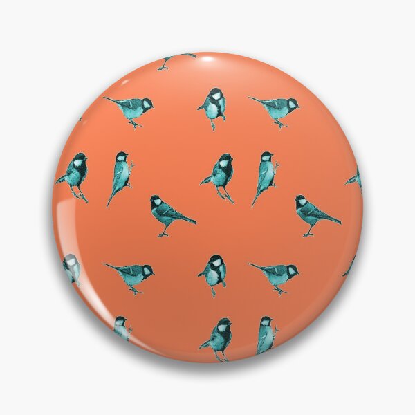 Item preview, Turquoise Blue Birds on Mango designed and sold by AlteredAtelier.
