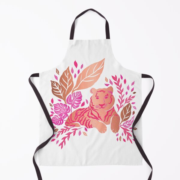 Item preview, Pink Ombre Tiger in Jungle by Linda Sholberg designed and sold by Linda Sholberg.