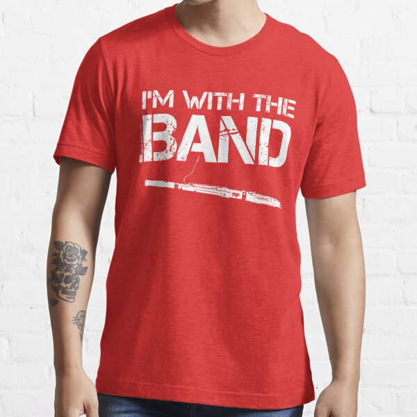 I'm With The Band - Bassoon (White Lettering) Essential T-Shirt