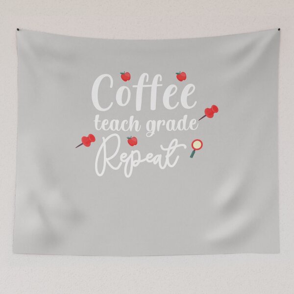 Item preview, Coffee Teach Grade Repeat Funny Teachers Life Gifts designed and sold by GINIART.