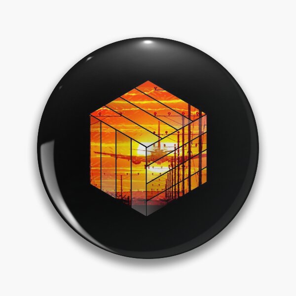 Item preview, It shows a landing airplane in a sunset design designed and sold by ChristopherIBK.