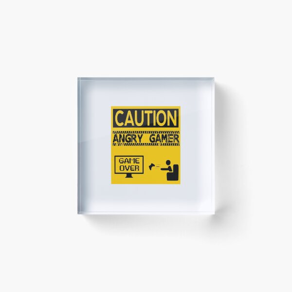 Item preview, Caution Angry Gamer | Gamer | Funny Gaming | Gamer Gift | Gaming Present | International Video Games Day designed and sold by niceb00y.
