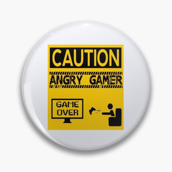 Item preview, Caution Angry Gamer | Gamer | Funny Gaming | Gamer Gift | Gaming Present | International Video Games Day designed and sold by niceb00y.