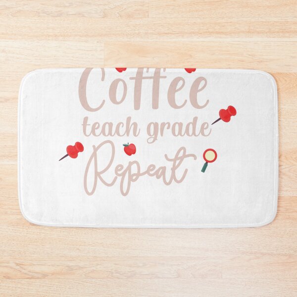 Item preview, Coffee Teach Grade Repeat Funny Teachers Life Gifts designed and sold by GINIART.