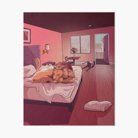 Motel Leo Art Board Print