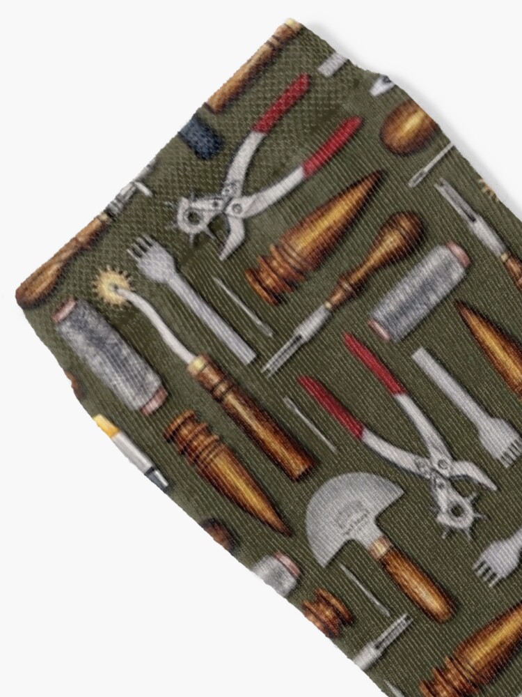 Leatherworking Tools for Leather Craft Hand Socks | Redbubble