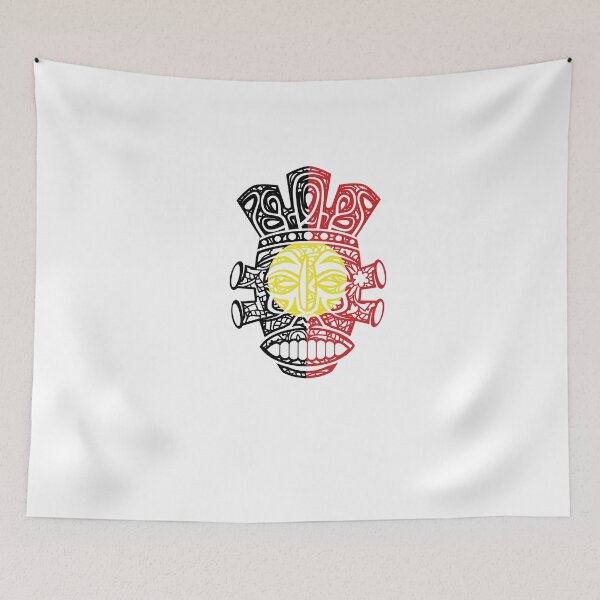 Item preview, Aboriginal Art Flag Mask designed and sold by PrintBrint.