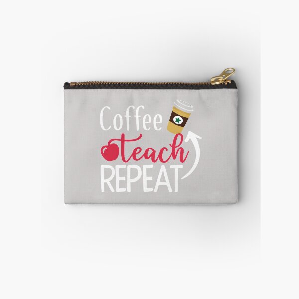 Item preview, Coffee Teach Repeat Funny Teachers Life Gifts designed and sold by GINIART.