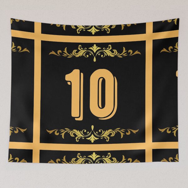 Item preview, Number 10 designed and sold by HappinessWorld.