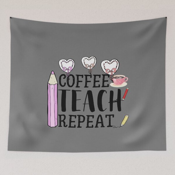 Item preview, Teacher Gift, Coffee Teach Repeat, Gift for Teacher, End of year Teacher Present designed and sold by AmazingEcraft.