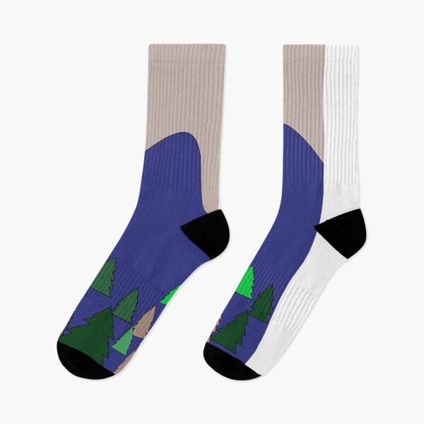 Item preview, Trees Mountain Multi Green Blue and Tan designed and sold by DesignsByMuriel.