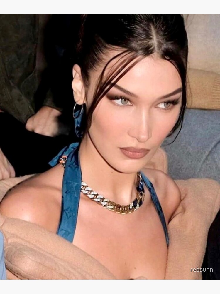 Bella Hadid, Satin, Louis Vuitton Crop Top, Bella Hadid Royal Blue Satin  Crop Top Paris 2020, Image#0