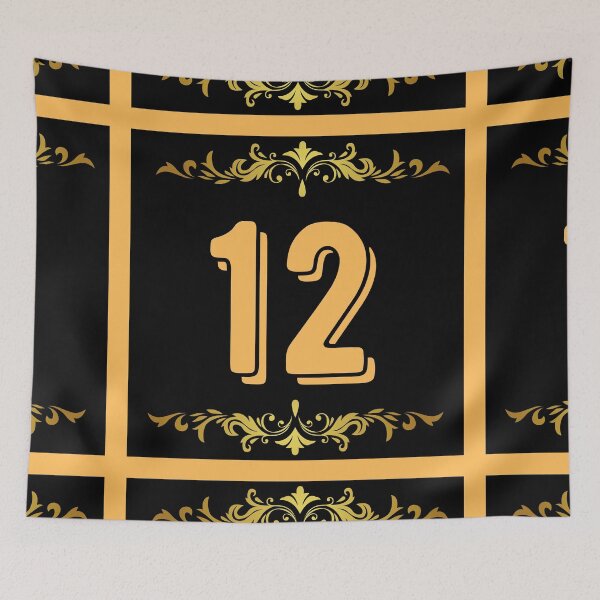 Item preview, Number 12 designed and sold by HappinessWorld.
