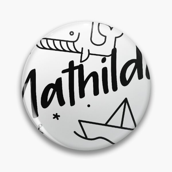 Item preview, Mathilda - cute name motif with whale, anchor and boat for girls designed and sold by khoaitay-Shirts.