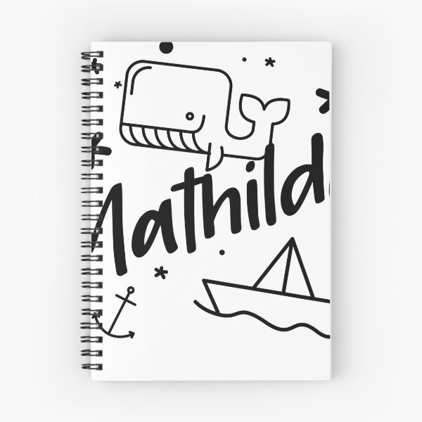 Item preview, Mathilda - cute name motif with whale, anchor and boat for girls designed and sold by khoaitay-Shirts.