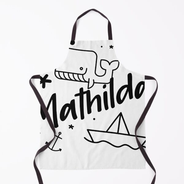Item preview, Mathilda - cute name motif with whale, anchor and boat for girls designed and sold by khoaitay-Shirts.