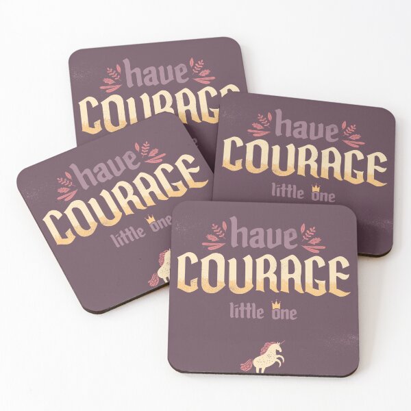 Item preview, Have Courage Little One - Unicorn designed and sold by JulieVanCan.