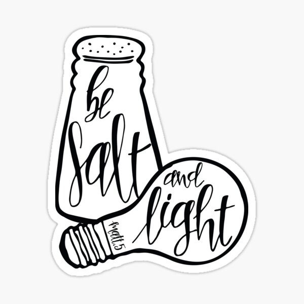 Salt And Light Stickers for Sale