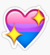 Sparkle Heart Emoji Stickers | Redbubble