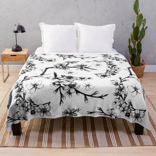 Item preview, Blooming Tree and Butterfly (BW) Pattern designed and sold by Oak Mountain.