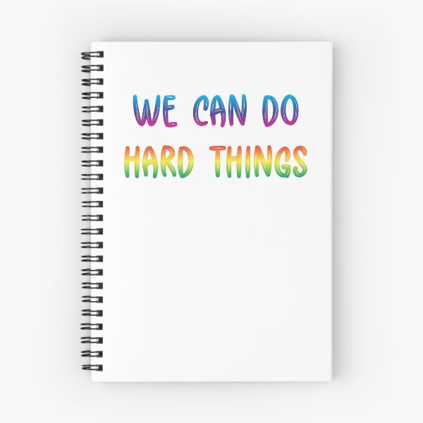 Item preview, We Can Do Hard Things designed and sold by jijithedesigner.
