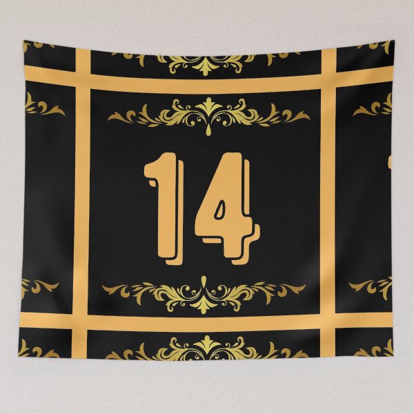 Item preview, Number 14 designed and sold by HappinessWorld.