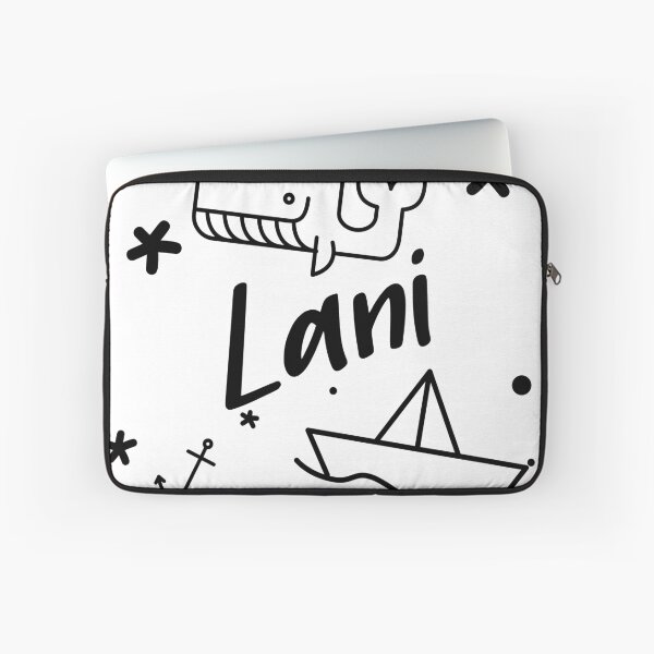 Item preview, Lani - cute name motif with whale, anchor and boat for girls designed and sold by khoaitay-Shirts.