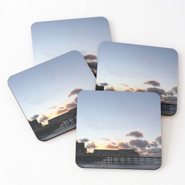 Item preview, Christmas eve starlings designed and sold by GreyFeatherPhot.