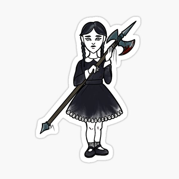 Wednesday Sticker